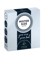 MISTER SIZE - KONDOME GRÖSSE XS 47 MM (3 EINHEITEN)