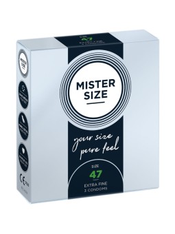 MISTER SIZE - CONDOOMS MAAT XS 47 MM (3 STUKS)