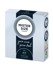 MISTER SIZE - CONDOMS SIZE XS 47 MM (3 UNITS)