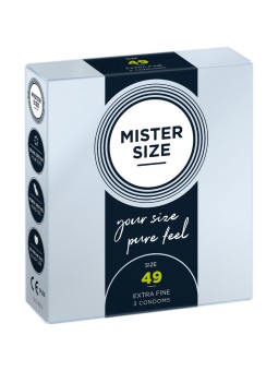 MISTER SIZE - CONDOM SIZE S 49 MM (3 UNITS)