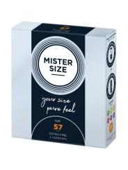 MISTER SIZE - KONDOMGRÖSSE L 57 MM (3 EINHEITEN)