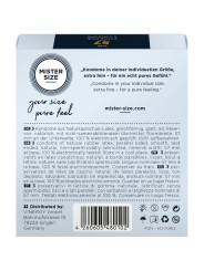MISTER SIZE - PRESERVATIVO TAGLIA L 57 MM (3 UNITÀ)