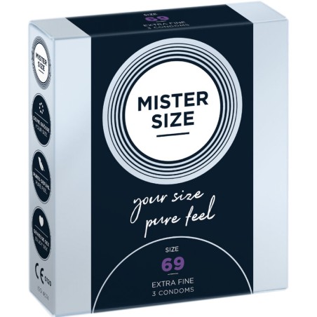 MISTER SIZE - XXXL MAAT CONDOOMS 69 MM (3 STUKS)