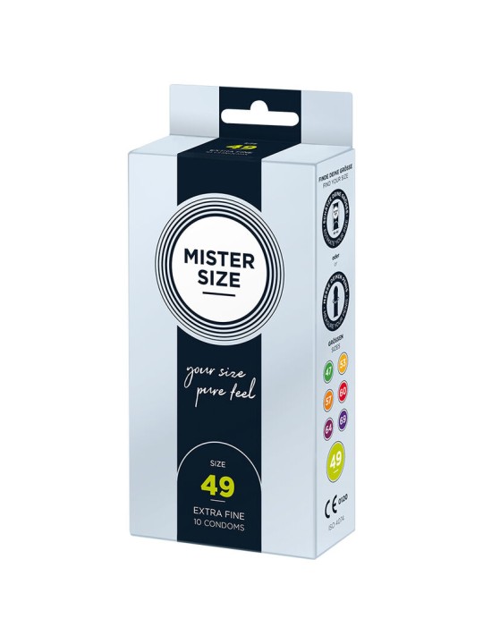 MISTER SIZE - KONDOMGRÖSSE S 49 MM (10 EINHEITEN)