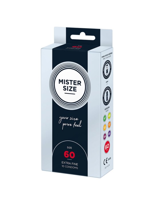 MISTER SIZE - PRESERVATIVOS TALLA XL 60 MM (10 UNIDADES)