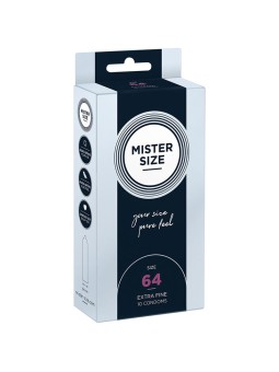 MISTER SIZE - CONDOMS SIZE XXL 64 MM (10 UNITS)