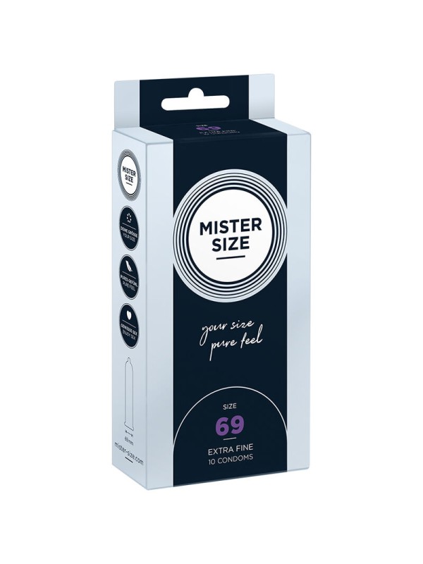 MISTER SIZE - PRESERVATIVOS TAMANHO XXXL 69 MM (10 UNIDADES)