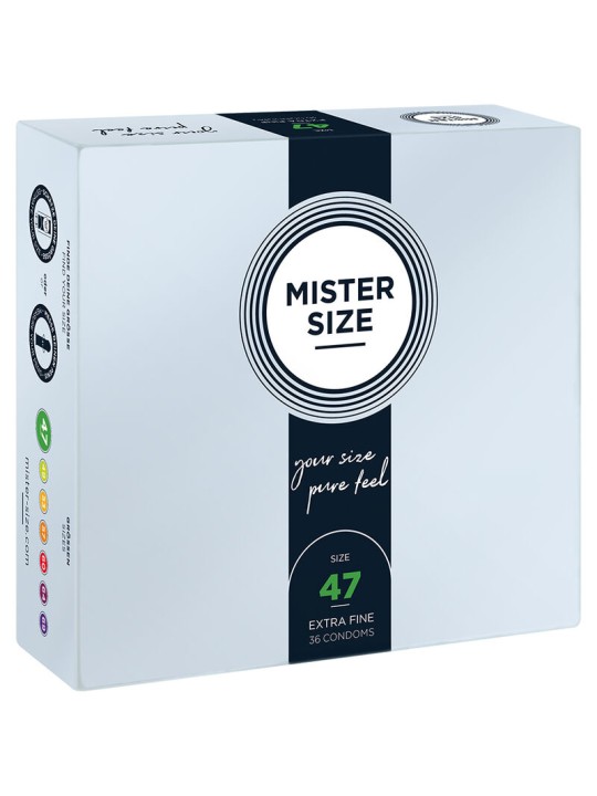 MISTER SIZE - KONDOME GRÖSSE XS 47 MM (36 EINHEITEN)