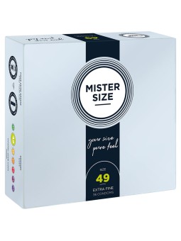 MISTER SIZE - PRESERVATIVO TAMANHO S 49 MM (36 UNIDADES)