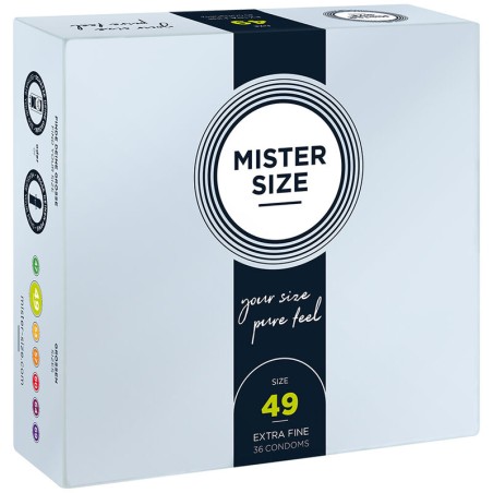 MISTER SIZE - CONDOOMS MAAT S 49 MM (36 STUKS)