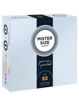 MISTER SIZE - PRESERVATIVO TAMANHO M 53 MM (36 UNIDADES)