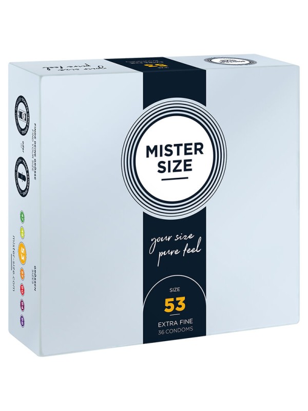 MISTER SIZE - PRESERVATIVO TAGLIA M 53 MM (36 UNITÀ)