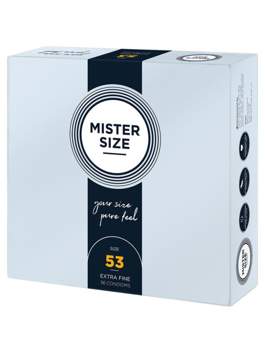 MISTER SIZE - KONDOMGRÖSSE M 53 MM (36 EINHEITEN)