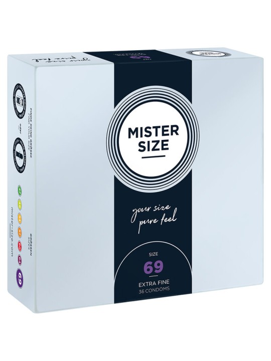 MISTER SIZE - XXXL MAAT CONDOOMS 69 MM (36 STUKS)