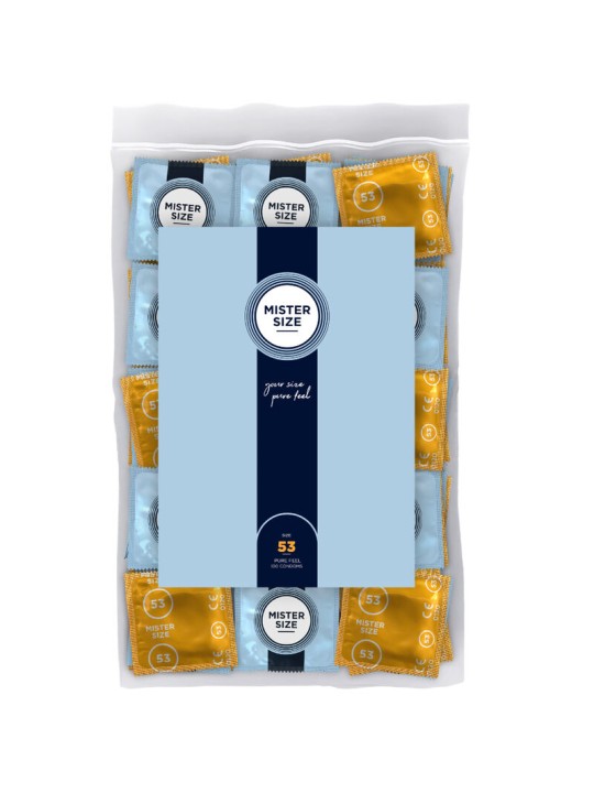 MISTER SIZE - PRESERVATIVOS TALLA M 53 MM (100 UNIDADES)
