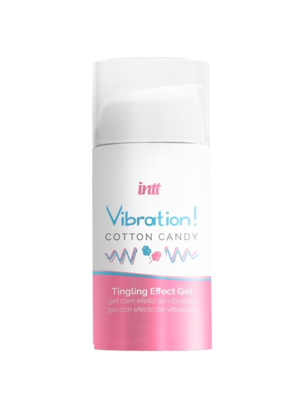 INTT - PODEROSO ESTIMULANTE ÍNTIMO ALGODÃO DOCE GEL VIBRADOR LÍQUIDO 1