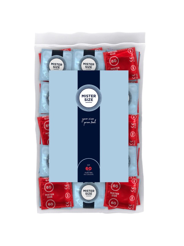 MISTER SIZE - CONDOM SIZE XL 60 MM (100 UNITS)