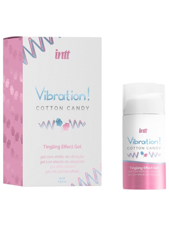 INTT - POTENTE ESTIMULANTE ÍNTIMO GEL VIBRADOR LÍQUIDO ALGODÓN DE AZÚC