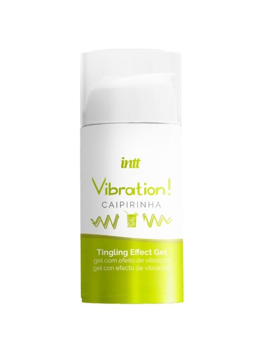 INTT - PODEROSO ESTIMULANTE ÍNTIMO CAIPIRINHA GEL VIBRADOR LÍQUIDO 15 