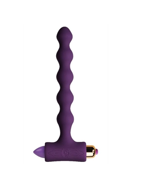 ROCKS-OFF - PLUG ANALE CON VIBRAZIONI E PERLE RIVERLES PETITE SENSATIO