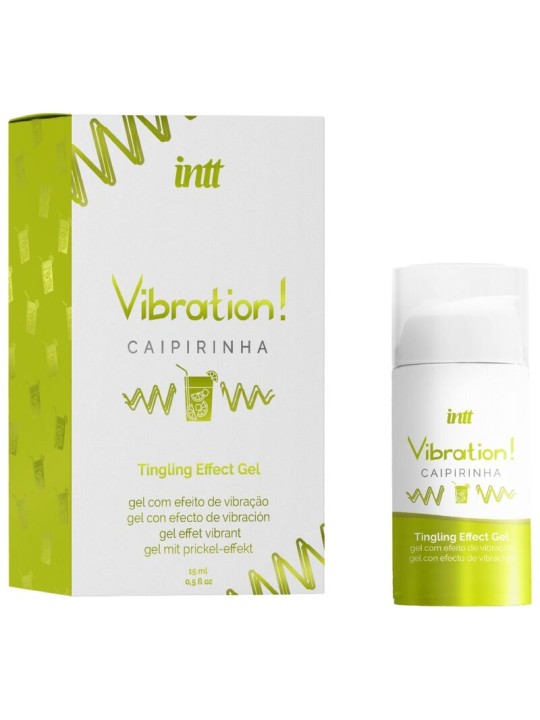 INTT - POTENTE ESTIMULANTE ÍNTIMO GEL VIBRADOR LIQUIDO CAIPIRINHA 15 M