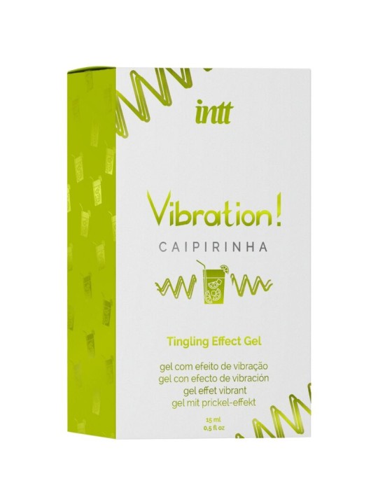 INTT - PODEROSO ESTIMULANTE ÍNTIMO CAIPIRINHA GEL VIBRADOR LÍQUIDO 15 