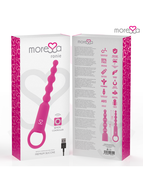 MORESSA - RONIE REMOTE CONTROL ANAL PLEASURE PINK