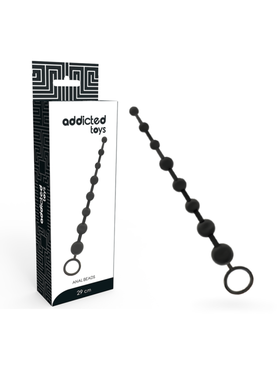 ADDICTED TOYS - ANALPERLEN 29 CM SCHWARZ