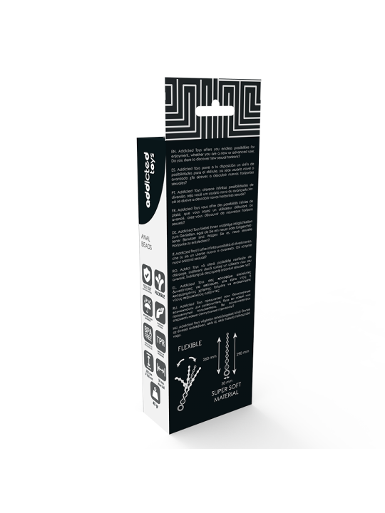 ADDICTED TOYS - ANALE KRALEN 29 CM ZWART