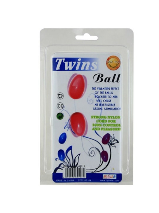 BAILE - TWINS BALLS PINK ANAL BALLS