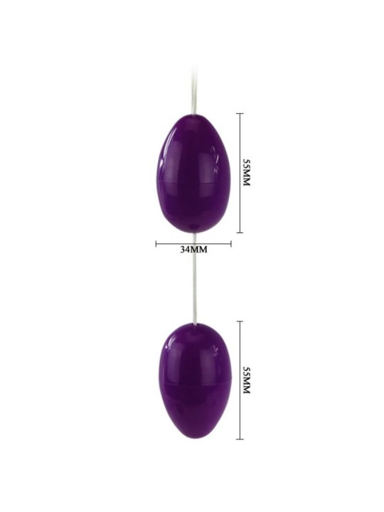 BAILE - TWINS BALLS PINK ANAL BALLS