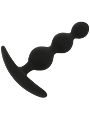 BLACK&SILVER - CORRENTE DE BOLA ANAL RUPERT 10 CM