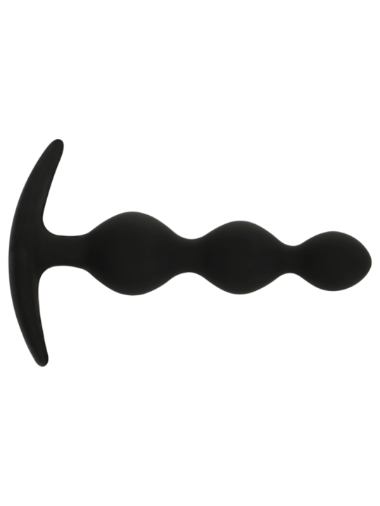 BLACK&SILVER - CORRENTE DE BOLA ANAL RUPERT 10 CM