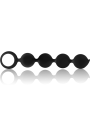 BLACK&SILVER - LENNON ANAL ROSENKRANZ 4 SILIKONKUGELN 15 CM