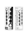 BLACK&SILVER - LENNON ROSARIO ANAAL 4 SILICONEN BOLLETJES 15 CM
