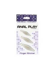 TOYJOY - ANAAL SPEELGOED VINGER RIMMER 3 STUKS TRANSPARANT