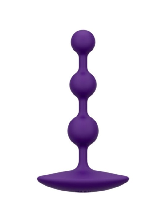 ROMP - AMP PERLES ANALES EN SILICONE FLEXIBLE VIOLETTES 12,5 CM