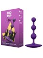 ROMP - AMP PAARSE FLEXIBELE SILICONEN ANALE KRALEN 12,5 CM PAARS