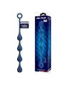 MR PLAY - PERLES ANALES EN SILICONE BLEU, TAILLE M (33 CM)