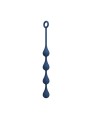 MR PLAY - PERLES ANALES EN SILICONE BLEU, TAILLE M (33 CM)