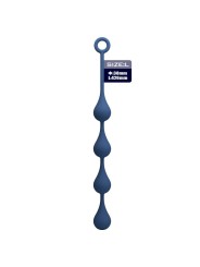 MR PLAY - PERLES ANALES EN SILICONE BLEU, TAILLE L (42,6 CM)