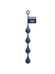MR PLAY - PERLES ANALES EN SILICONE BLEU, TAILLE XL (52,5 CM)