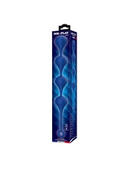 MR PLAY - PERLES ANALES EN SILICONE BLEU, TAILLE XL (52,5 CM)