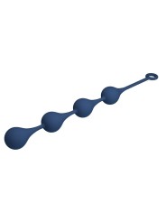 MR PLAY - PERLE ANALI IN SILICONE BLU TAGLIA XL 52,5 CM
