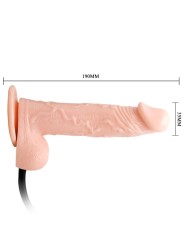 BAILE - DILDO GONFIABILE REALISTICO CON VENTOSA 15 CM