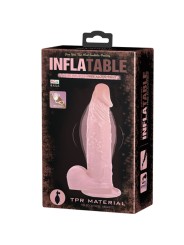 BAILE - REALISTIC INFLATABLE DILDO WITH SUCTION CUP 15 CM