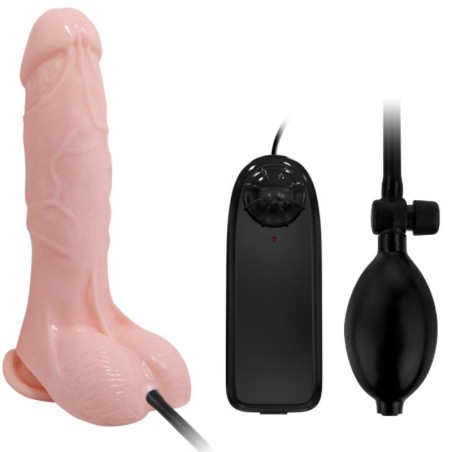 BAILE - REALISTISCHE TRILLENDE EN OPBLAASBARE DILDO 18,8 CM