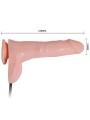 BAILE - REALISTISCHE TRILLENDE EN OPBLAASBARE DILDO 18,8 CM