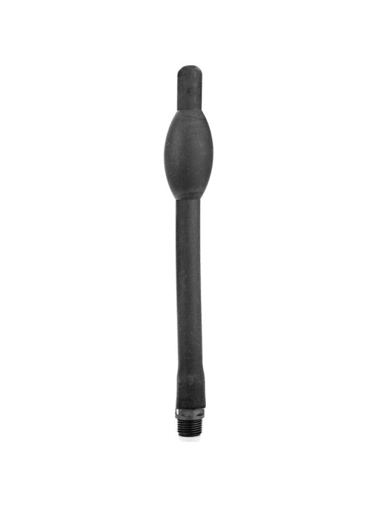 ALL BLACK - DUCHE ANAL DOBRVEL SILICONE 27 CM