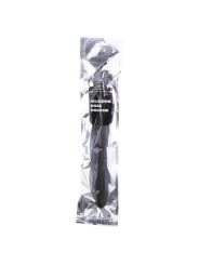 ALL BLACK - DOUCHE ANAL RÉTRACTABLE SILICONE 27 CM